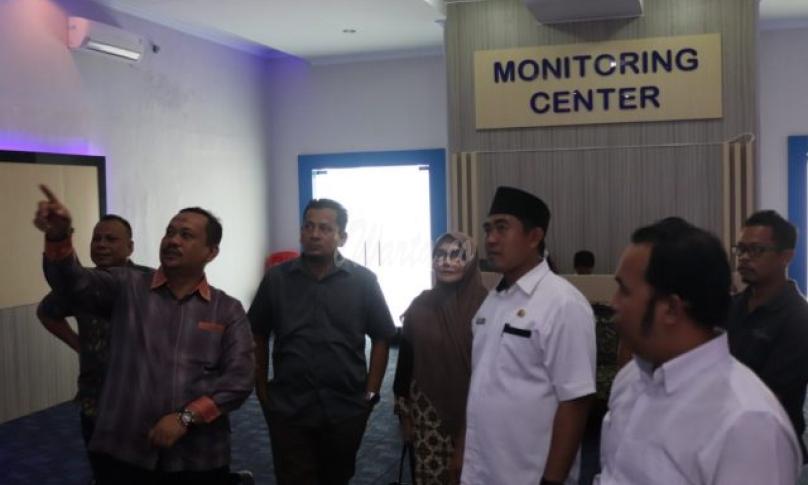 Dewan Kota sidak ruang media center Bengkulu