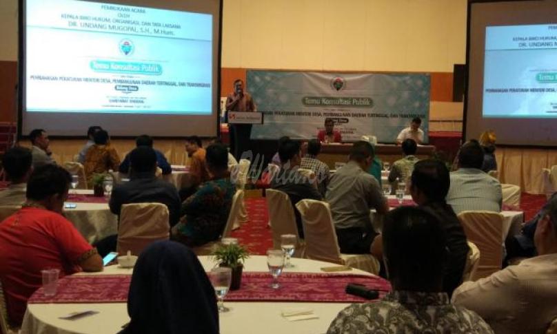 Kemendes, Temu publik dan konsultasi penyusunan P3MD