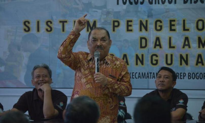 Tim Advisor Menteri Desa, PDT dan Transmigrasi menggelar Focus Group Discussion Sistem Pengelolaan Data dalam Pembangunan Desa di Kantor Kecamatan Citeureup, Kabupaten Bogor, Jawa Barat, Kamis (9/5/2019). Foto : Angga/ Kemendes PDTT