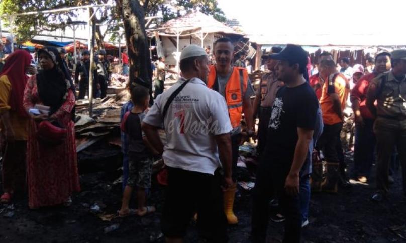 Wawali tinjau lokasi kebakaran di Pasar Minggu