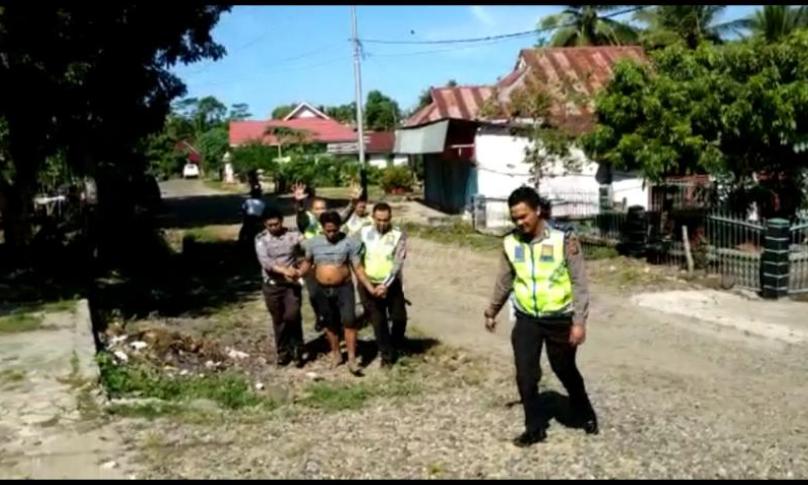 Terduga pelaku tak berkutik setelah warnai aksi kejar-kejaran oleh polisi