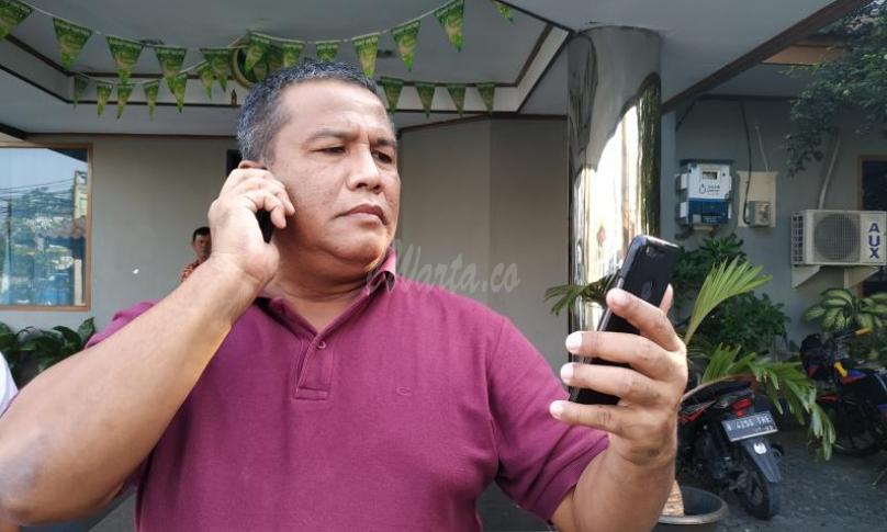 Kadiskominfotik Provinsi Bengkulu, Jaduliwan saat memantau dan memimpin apel jajaranya via teleconference