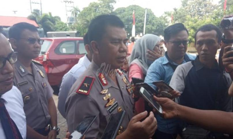 Kapolda Bengkulu Brigjen Pol Drs. Supratman, MH saat memberikan keterangan kepada awak media