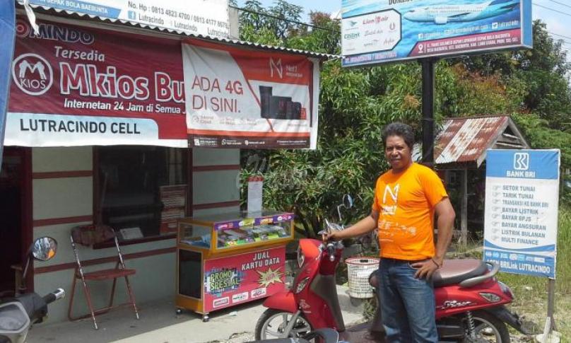 Jupri Bayu, Mitra Net1 di Kabupaten Luwu Utara, Sulawesi Selatan