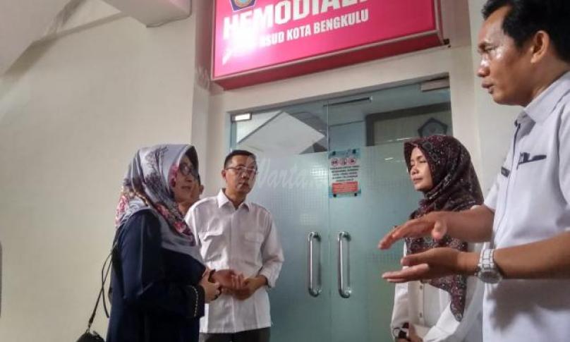 Komisi I DPRD lakukan sidak ke RSHD Kota Bengkulu, Rabu (24/7/2019)