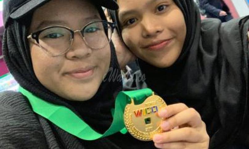 Putri Gubernur Bengkulu, Rohidin Mersyah (Zamlarini) dan tim harumkan Bangsa dengan menjuarai Olimpiade Internasional di Korea (WICO)