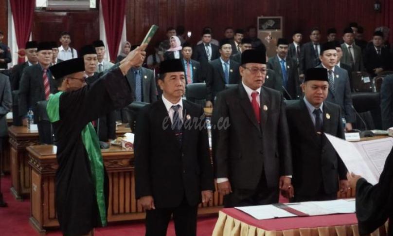 Unsur pimpinan definitif Kabupaten Bengkulu Selatan resmi dilantik