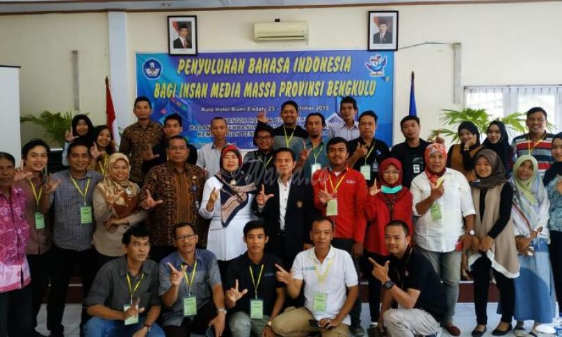 Puluhan jurnalis Bengkulu ikuti penyulugan Bahasa