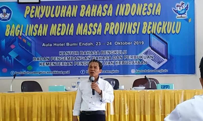 Ketua PWI provinsi Bengkulu, Zacky Antony