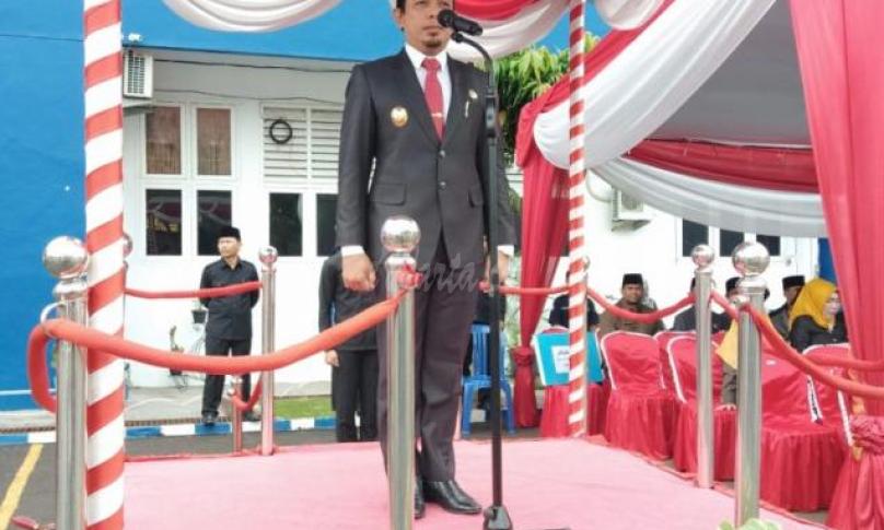 Inspektur Upacara, Wakil Walikota Bengkulu, Dedy Wahyudi