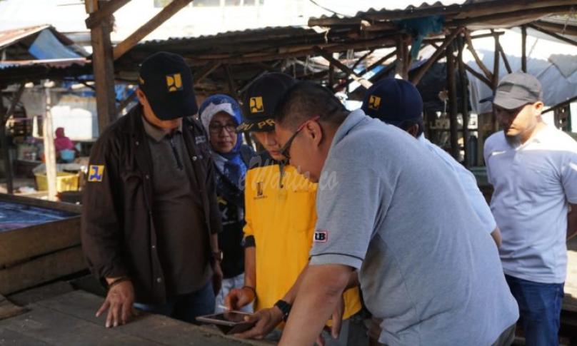 Lakukan pemetaan, Dinas PUPR Turun langsung ke Pasar Panorama.