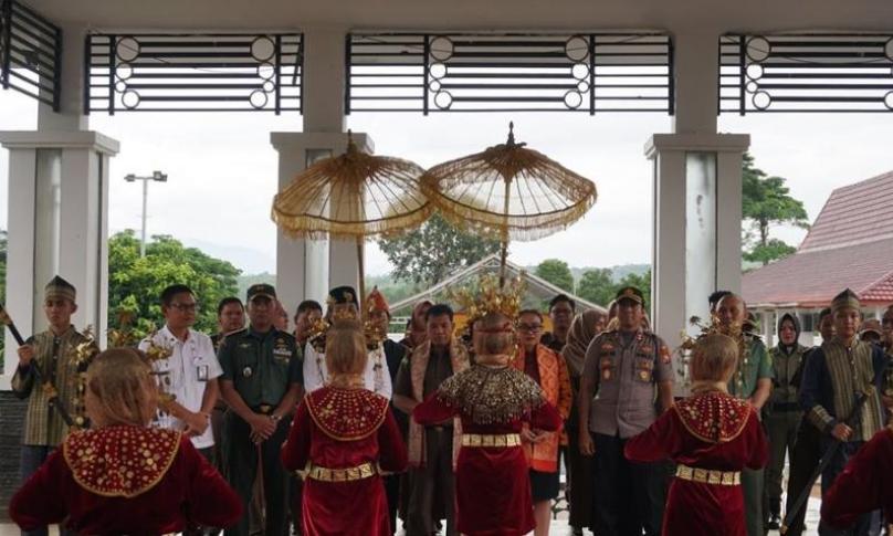 Penyambutan Kajari Kabupaten Lebong.