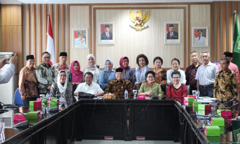 Rapat persiapan kedatangan Presiden RI dan Istri, Megawati dan Puan Maharani pada Februari mendatang.