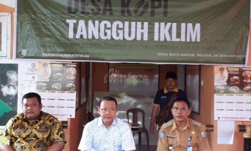 Gubernur Bengkulu Dr. H. Rohidin Mersyah hadiri deklarasi kopi.