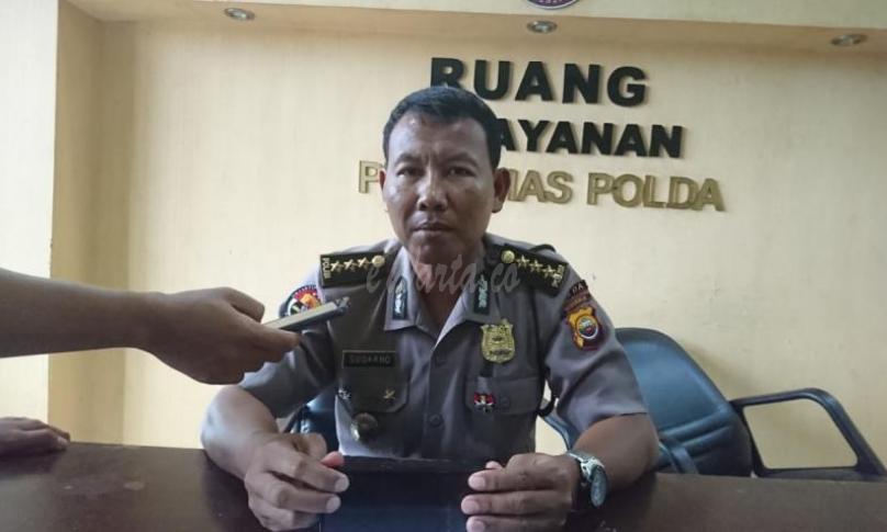 Kabid Humas Polda Bengkulu, Kombes Pol Sudarno, S. Sos, MH saat dimintai keterangan awak media.