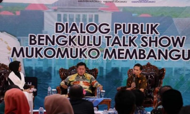 Dialog publik Pemkab Mukomuko gandeng televisi lokal.