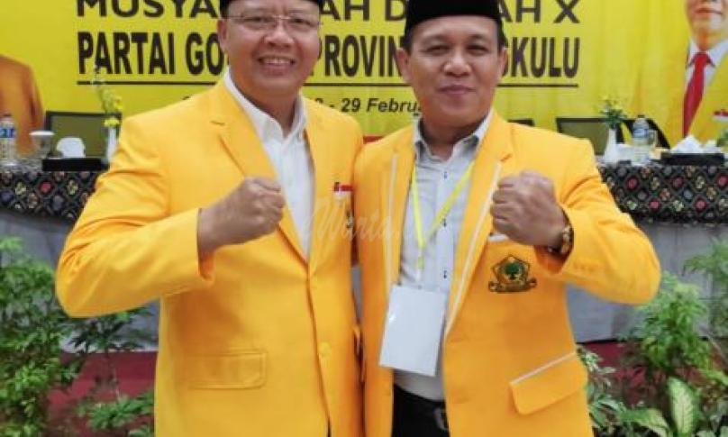 Selamat dan sukses atas terpilihnya Rohidin Mersyah menjadi Ketua DPD I Golkar provinsi Bengkulu periode 2020 - 2025.