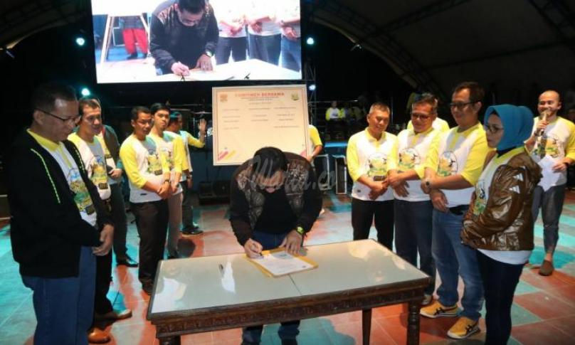 Penandatanganan kesepakatan MoU Pemkot dengan Perbankan, PHR, 