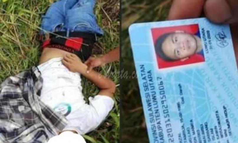 Salah satu korban MD di tempat kejadian.