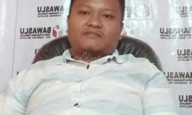 Ketua Panwascam Sabang Selatan Kabupaten Luwu Utara, Andika.