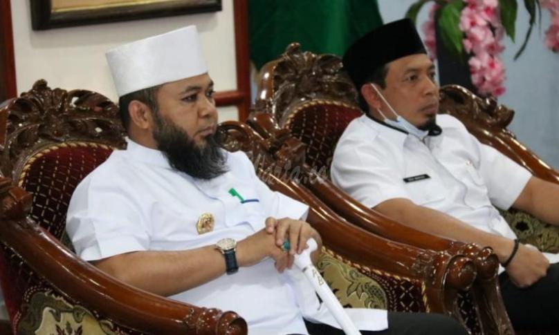 Walikota Helmi Hasan dan Wawako Bengkulu Dedy Wahyudi.