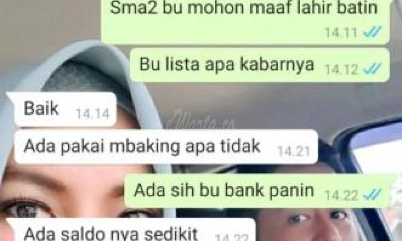 Salah satu percakapan akun watshapp mengatasnamakan Direktur RSHD Kota Bengkulu.