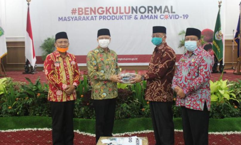 Gubernur Bengkulu Rohidin Mersyah, memerlukan sinergi dengan semua steakholder daerah dan organisasi vertikal Bengkulu secara baik. Salah satunya Kantor Wilayah (Kanwil) Kementerian Agama (Kemenag) Bengkulu.
