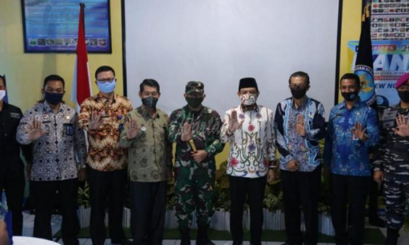 Wakil Walikota Bengkulu, hadiri Hari Anti Narkotika Internasional (HANI) di kantor BNN Kota Bengkulu, Jumat (26/6/20).
