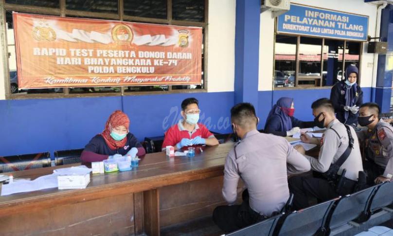 Menyambut Hari Bhayangkara ke-74 tahun 2020, Polda Bengkulu kembali akan menggelar berbagai kegiatan bhakti sosial