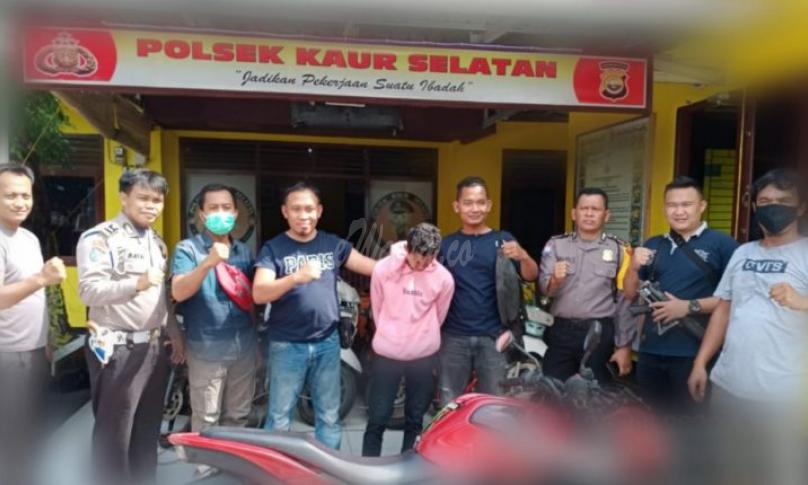 Tersangka yang diamankan polisi