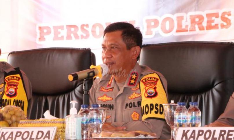 Kapolda Bengkulu Irjen Pol Drs Teguh Sarwono, M.Si