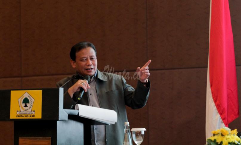 Ketua Abhan menjadi narasumber dalam diskusi Penyelenggaraan Pilkada Serentak 2020 pada masa Pandemi Covid 19, yang diselenggarakan DPP Partai Golkar. Foto : Humas Bawaslu RI