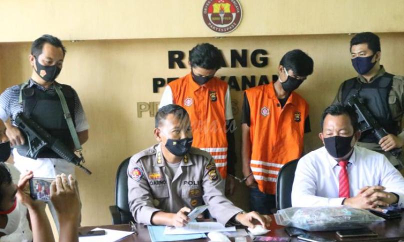 Kabid Humas Polda Bengkulu di ruang Press Rooom Bid Humas Polda Bengkulu