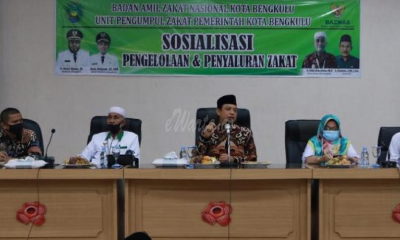 Pemerintah Kota (Pemkot) Bengkulu melalui Badan Amil Zakat Nasional (Baznas) dan Unit Pengumpul Zakat (UPZ) menggelar sosialisasi pengelolaan dan penyaluran zakat.