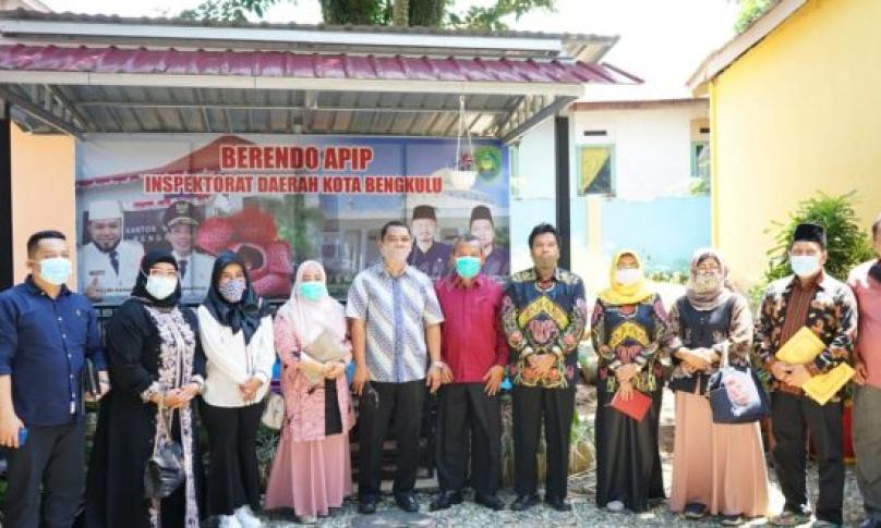 Plt Inspektur Kota Bengkulu Sahudin menerima Kunjungan Kerja DPRD Kota Padang