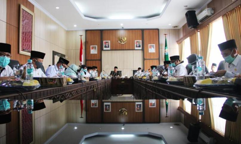 rapat koordinasi (Rakor) evaluasi percepatan penanganan Covid-19 lintas Organisasi Perangkat Daerah (OPD) lingkup Pemprov Bengkulu