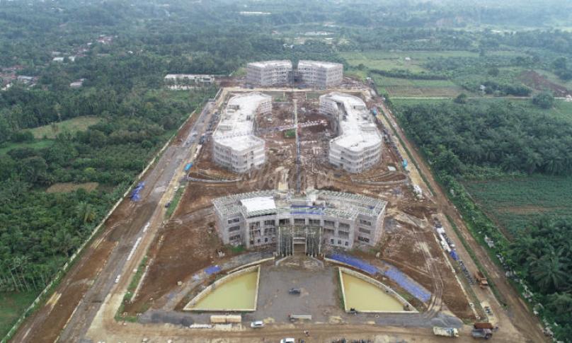 Keterangan Foto : Masa Pembangunan Gedung Universitas Islam Negeri Sumatera Utara (UINSU)