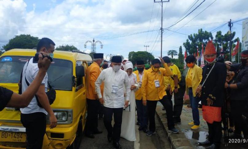 Rohidin-Rosjonsyah daftar ke KPU