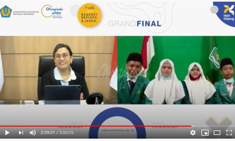 Kejuaraan konten APBN tingkat SMP tahun 2020