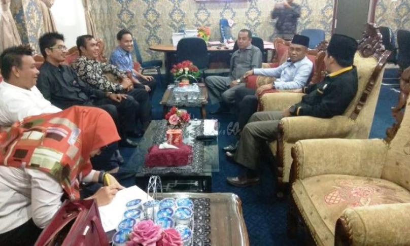 Audiensi Pimpinan DPRD dan KPU Kota Bengkulu