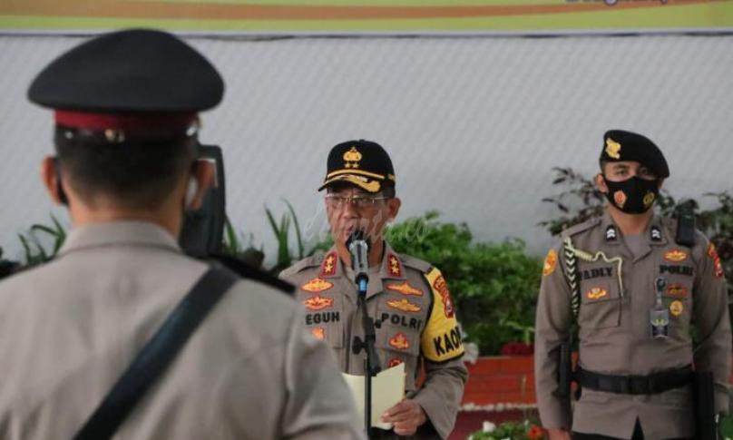 Sertijab Dirpolairud dan Kapolres Benteng
