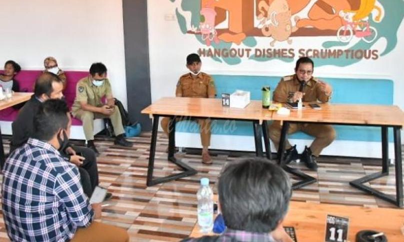 Ngopi Bareng Wartawan Media Cetak dan Online