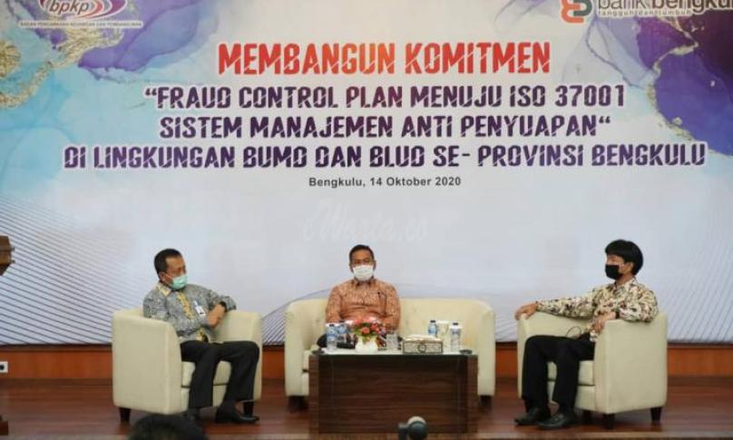 Sosialisasi membangun komitmen “Fraud Control Plan Menuju ISO 37001 Sistem Manajemen Anti Penyuapan”