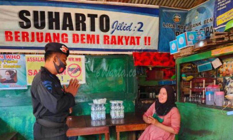 Salah satu Personil Satuan Brimob Polda Bengkulu