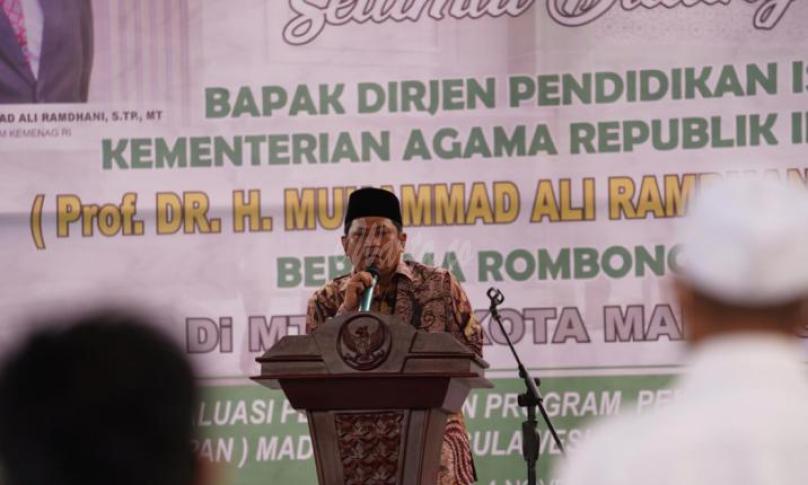 Dirjen Pendidikan Islam Muhammad Ali Ramdhani 