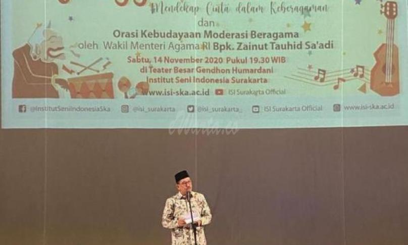 Wakil Menteri Agama Zainut Tauhid Sa’adi