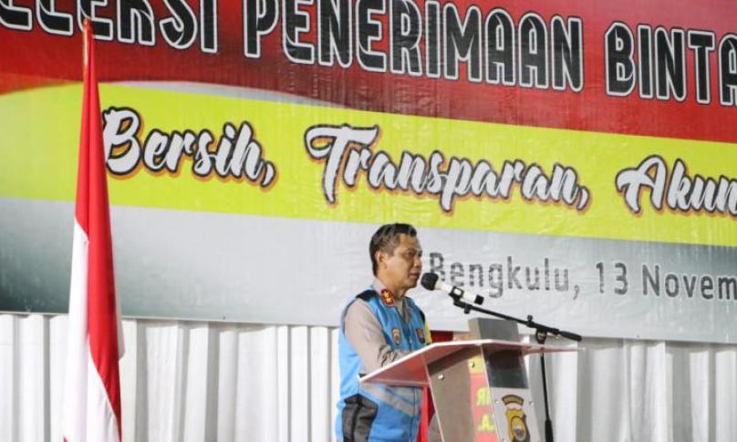 Kapolda Bengkulu Irjen Pol Drs Teguh Sarwono, M.Si., 