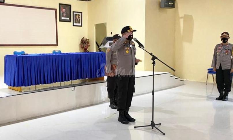 Kapolres Lutra Pimpin Langsung Apel Perdana