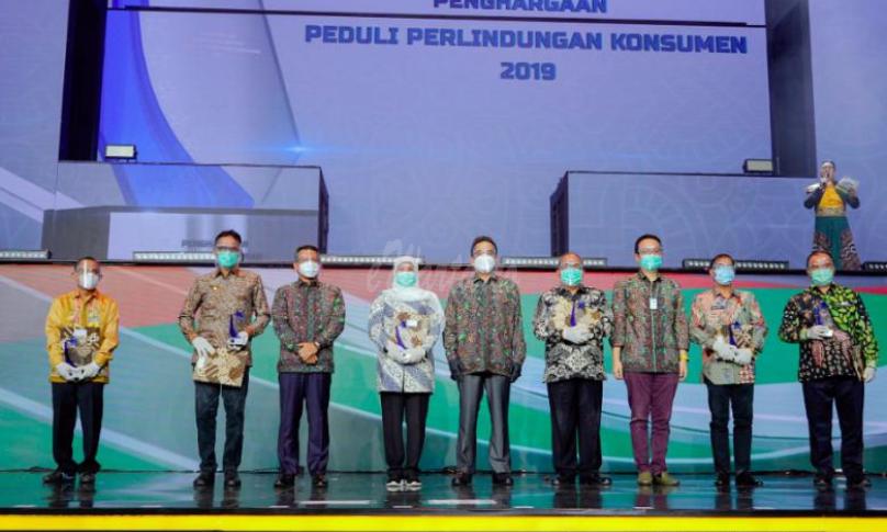 Hari Konsumen Nasional (Harkonas) tahun 2020 yang digelar secara virtual dan dihelat terbatas di Trans Studio Mall Cibubur, Depok, Jawa Barat, Kamis (12/11/2020). 