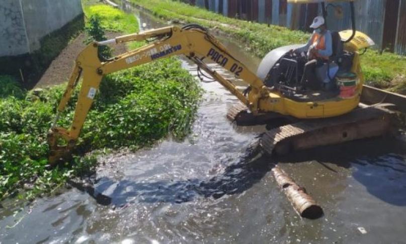 Dinas PUPR Gencar Keruk Drainase untuk Cegah Banjir